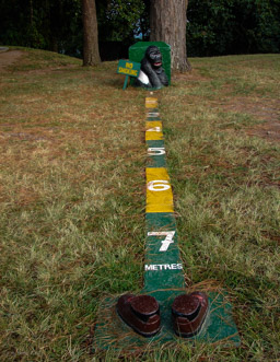 im BWINDI  NP  gibt es  36 Gorilla-Gruppen (ca. 400 Tiere)